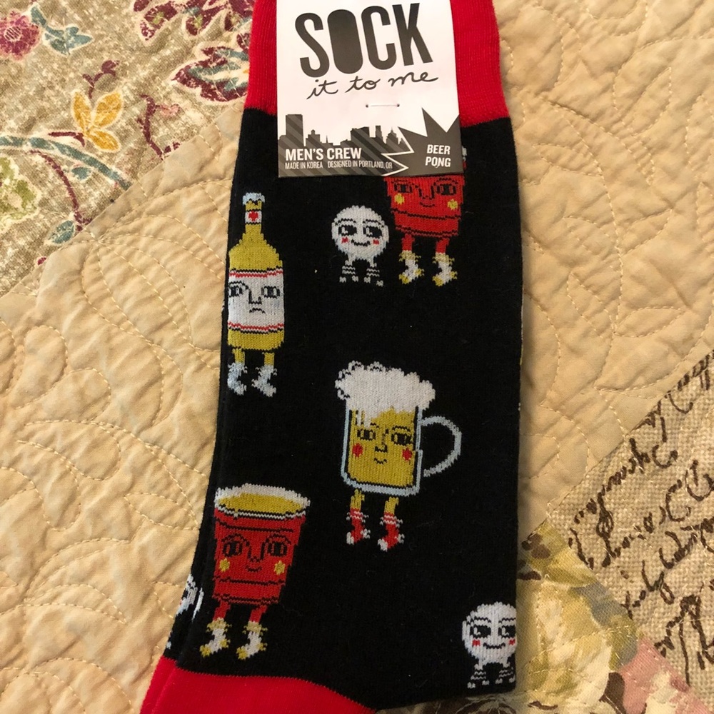 Sock it to Me! Fun Fashion Socks Beer Pong Edition